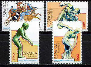 Испания, Олимпиада 1984, 4 марки
